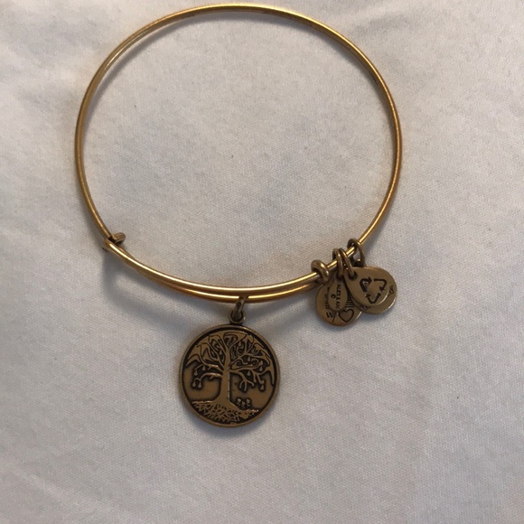 Gold Alex and Ani bracelet - Picture 1 of 2